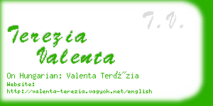 terezia valenta business card